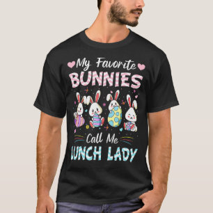 T-shirt Mes Lapins Favoris M'Appelent Déjeuner Drôle Drôle