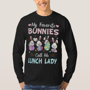 T-shirt Mes Lapins Favoris M'Appelent Déjeuner Drôle Drôle