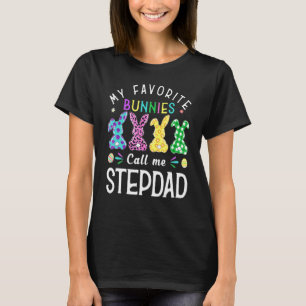 T-shirt Mes lapins Favoris M'Appelent Stepdad Bunny Oeuf L