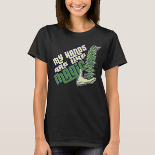 T-shirt Mes Mains Sont Comme Magicien Cardiste Magique