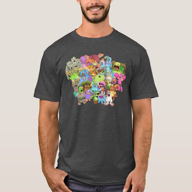 T-shirt Mes Monstres qui Chantent 4 ami (Devant)
