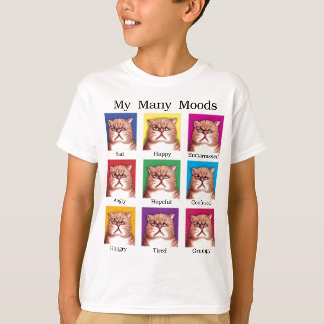 T-shirt Mes nombreuses humeurs (Devant)