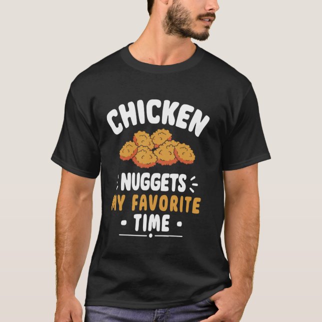 T-shirt Mes Nuggets de Poulet Saison Préférée (Devant)