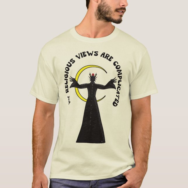 T-shirt Mes Opinions Religieuses Sont Compliquées (Devant)