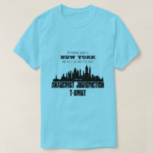 T-shirt Mes Parents Sont Allés À New York - Une Chemise Mi
