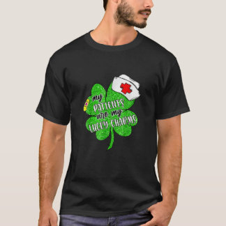T-shirt Mes Patients Sont Mes Charmants Chance Lucky Nurse