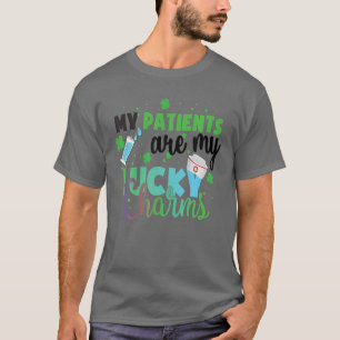 T-shirt Mes patients sont mes charmes chanceux Lucky St Pa