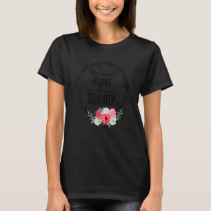 T-shirt Mes personnes préférées m'appellent femmes mamie f