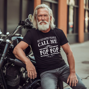 T-shirt Mes personnes préférées m'appellent Pop Pop Grand-