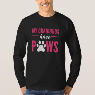 T-shirt Mes Petits-Enfants Ont Des Pâtes Chien Grand-Mère