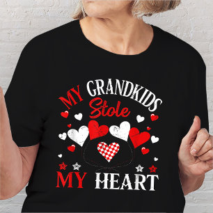 T-shirt Mes petits-enfants ont volé mon coeur Saint-Valent