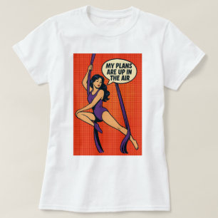 T-shirt Mes plans sont en avant pour les aviateurs