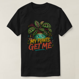 T-shirt Mes plantes me donnent de la couleur Parent botani