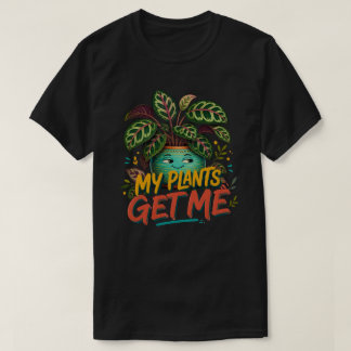 T-shirt Mes plantes me donnent de la couleur Parent botani