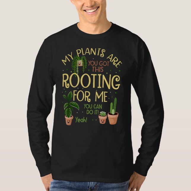 T-shirt Mes Plantes M'Enracinent Plante Plante (Devant)