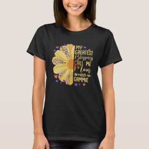 T-shirt Mes Plus Grandes Bénédictions M'Appelent Maman Et