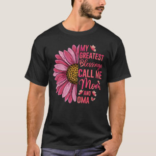 T-shirt Mes Plus Grandes Bénédictions M'Appelent Maman Et