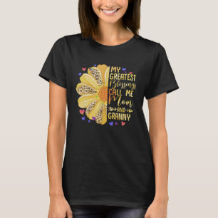 T-shirt Mes Plus Grandes Bénédictions M'Appelent Maman Et