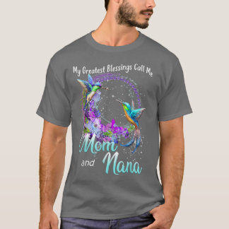 T-shirt Mes Plus Grandes Bénédictions M'Appelent Maman Et