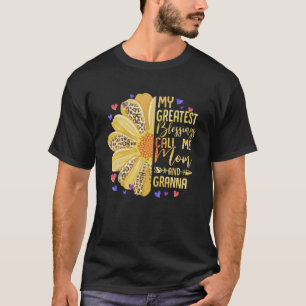 T-shirt Mes Plus Grandes Bénédictions M'Appelent Maman Et 