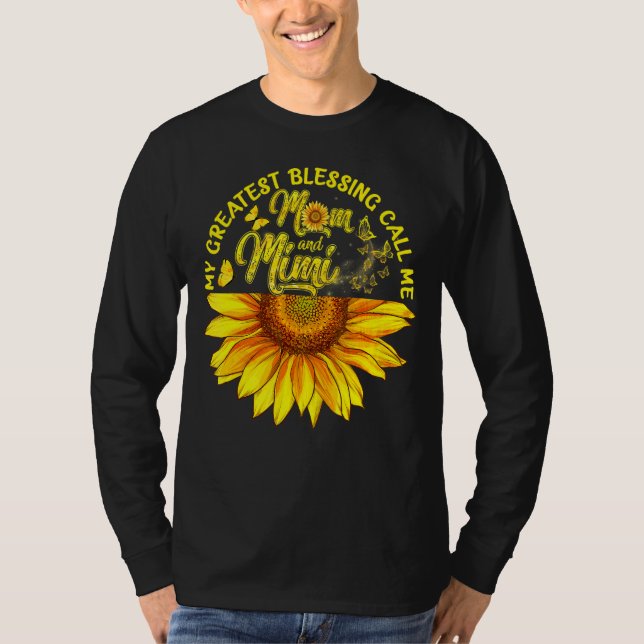 T-shirt Mes Plus Grandes Bénédictions M'Appelent Maman Et  (Devant)