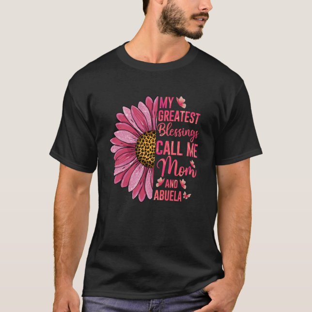 T-shirt Mes Plus Grandes Bénédictions M'Appelent Maman Et  (Devant)