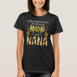 T-shirt Mes Plus Grandes Bénédictions M'Appelent Maman Et 