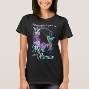 T-shirt Mes Plus Grandes Bénédictions M'Appelent Maman Et 