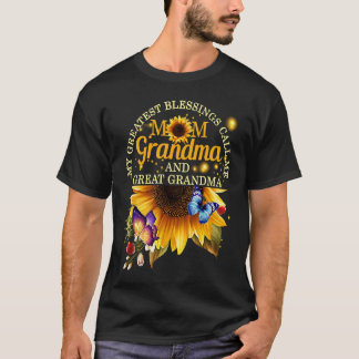 T-shirt Mes plus grandes bénédictions m'appellent Maman Gr
