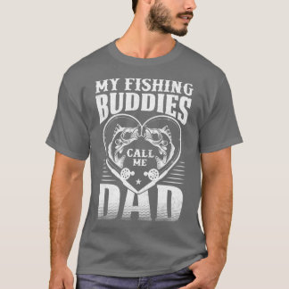 T-shirt Mes potes de pêche m'appellent papa 2