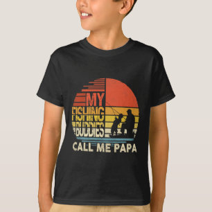 T-shirt Mes potes de pêche m'appellent Papa Shirt Fête des