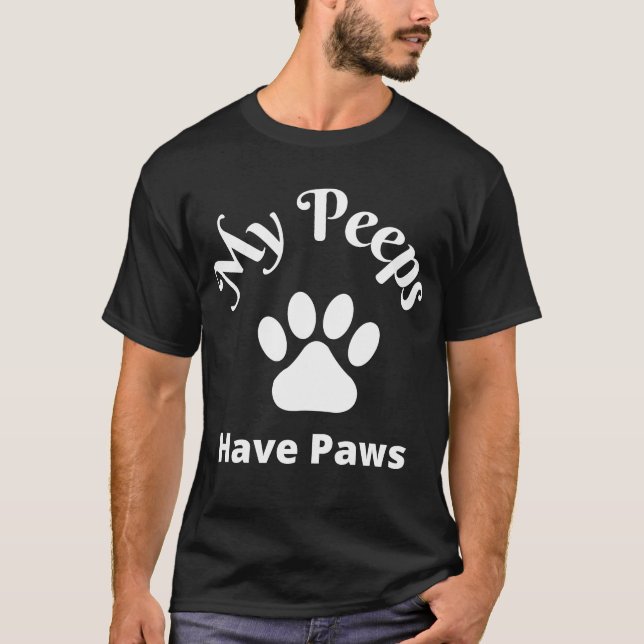 T-shirt Mes potes ont des pattes (Devant)
