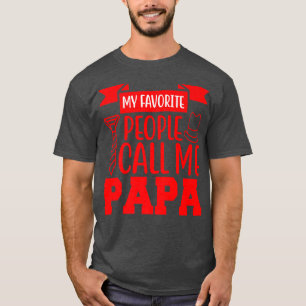 T-shirt Mes préférés m'appellent papa 