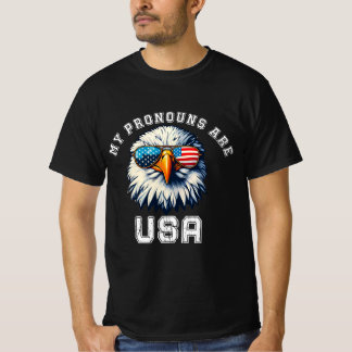 T-shirt Mes pronoms sont USA