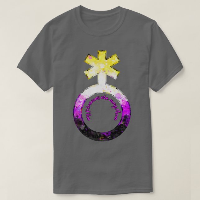 T-shirt Mes pronounes sont MayHem (Design devant)