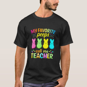 T-shirt Mes Ps Pee Préférés M'Appelent Enseignant Pour Joy