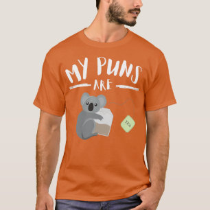 T-shirt Mes Puns Sont Du Thé De Koala 1