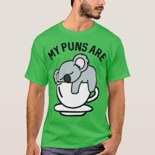 T-shirt Mes Puns Sont Du Thé Koala 2
