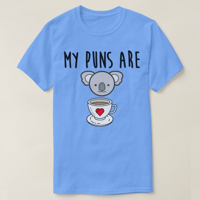 T-shirt Mes Puns Sont Du Thé Koala 4 (Design devant)