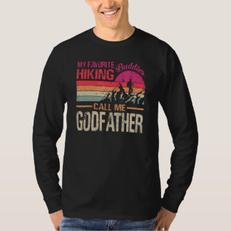 T-shirt Mes Randonnées préférés Appelez-Moi Godfather Vint