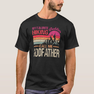T-shirt Mes Randonnées préférés Appelez-Moi Godfather Vint