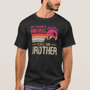 T-shirt Mes Randonnées préférés M'appellent Frère Vintage