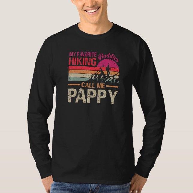 T-shirt Mes Randonnées préférés M'appellent Pappy Vintage (Devant)