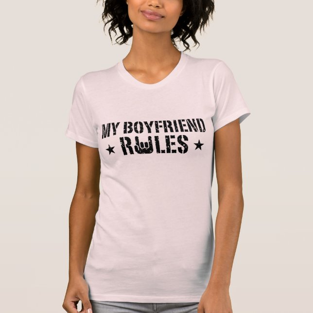 T-shirt Mes règles de copain (Devant)