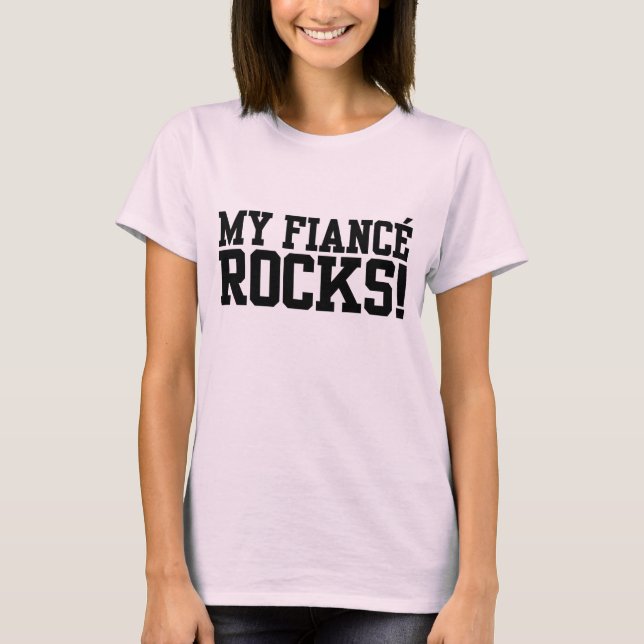 T-shirt Mes rochers de fiance (Devant)
