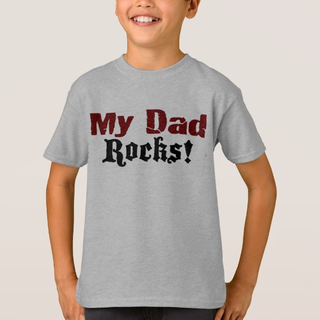 T-shirt Mes roches de papa (Devant)