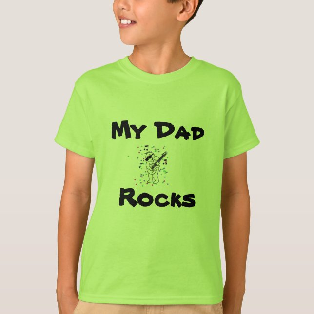 T-shirt Mes roches de papa (Devant)