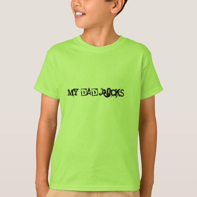 T-shirt Mes roches de papa ! ! ! (Devant)