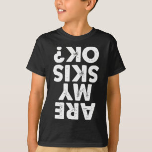 T-shirt Mes Skis Ok Citation De Ski Drôle Pour Les Hommes