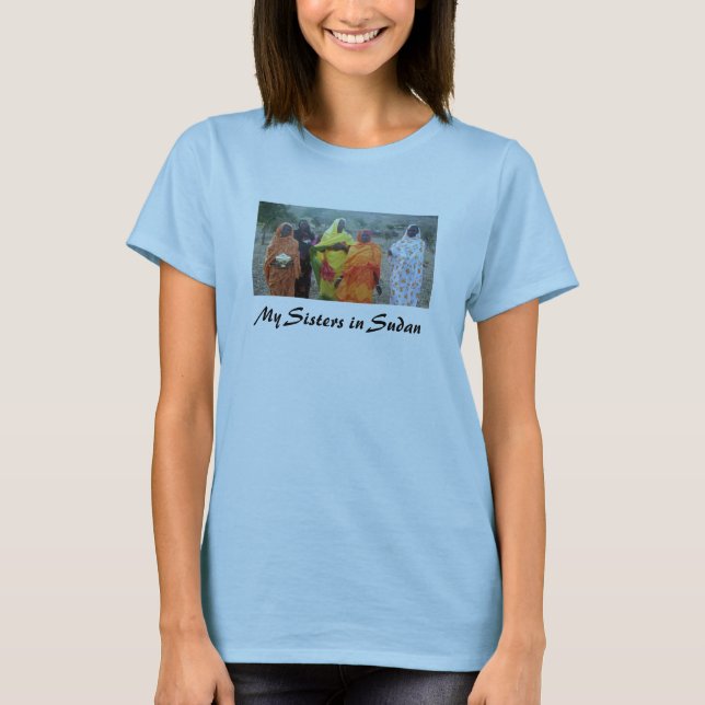 T-shirt Mes soeurs au Soudan (Devant)